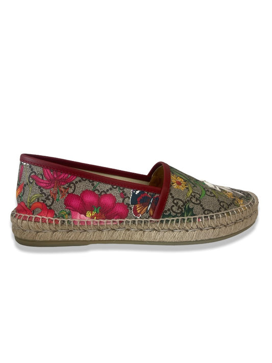 Gucci Multicoloured Floral Espadrille Flats. Size: 38