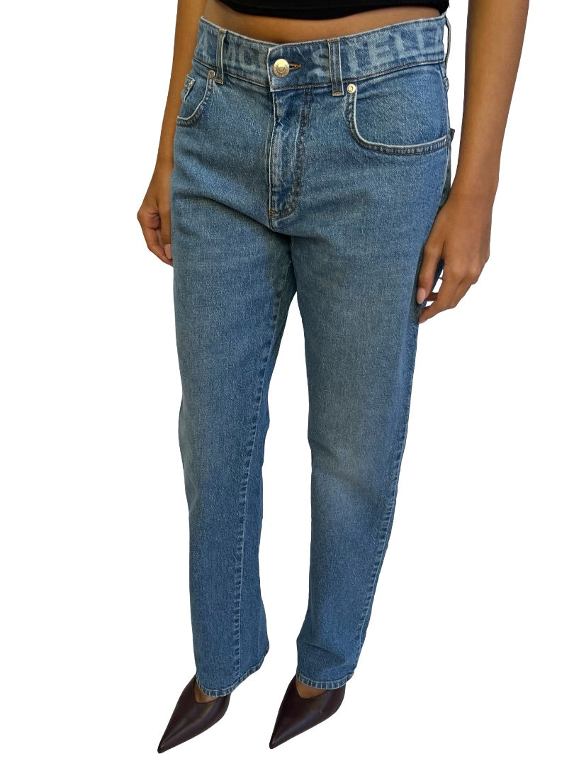 Stella McCartney Blue Wash Straight Jeans. Size: 29