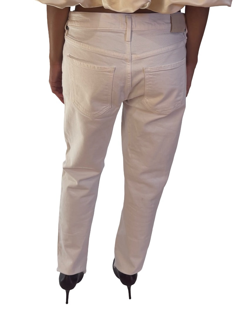 Citizens of Humanity White 'Ella' Slim Jean. Size: 27