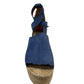 Chloe Blue Blue Suede Wedge Espadrille Sandals. Size: 40