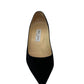 Jimmy Cho Black Suede Point Heels. Size: 38.5