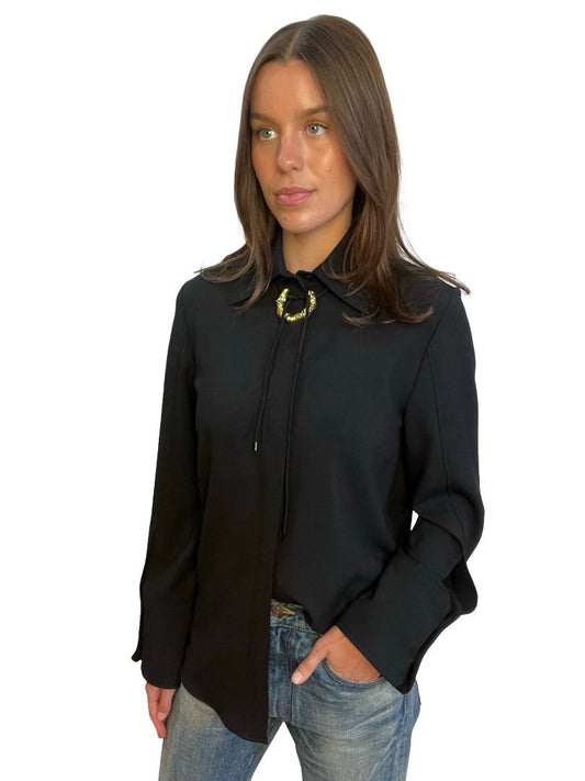 Camilla and Marc Black 'Banks Classic Shirt'. Size: 6