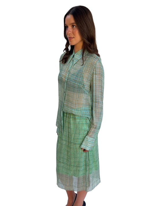 Lee Mathews Willow Florence Blouse & Skirt Set. Size: 2