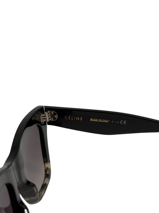 Celine Black 'CL4004IN' Tortoiseshell Sunglasses.