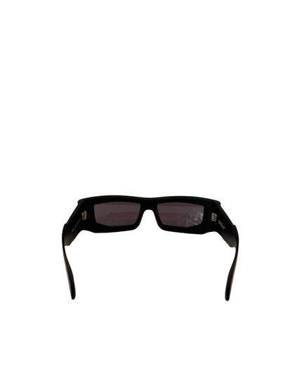 Off-White Black "Volcanite' Shield Sunglasses.