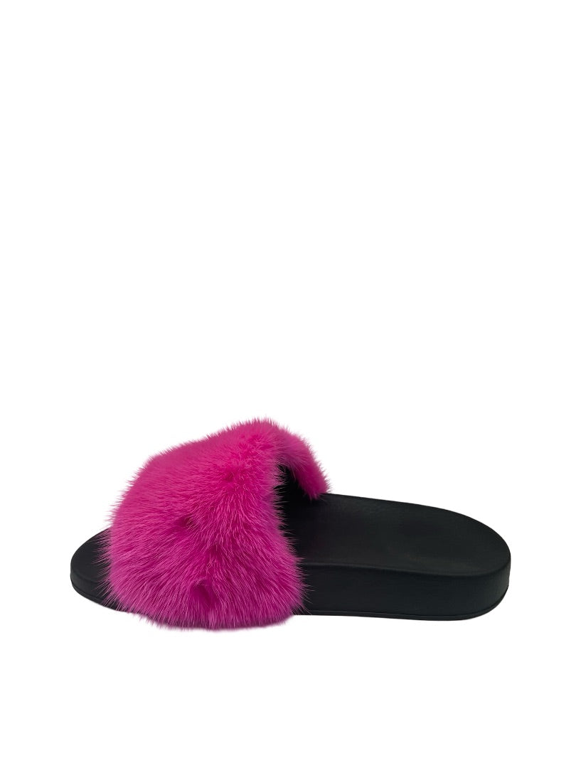 Givenchy Pink Mink Slides. Size: 35
