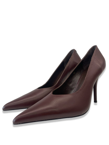 Alias Mae Brown Leather Heels. Size: 38