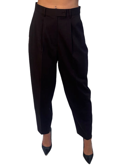 Jac+Jack Black Balloon Leg Trousers. Size: 8