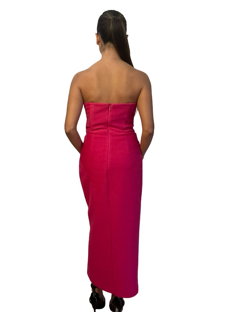 Manning Cartell Pink Strapless Bodycon dress. Size: 8