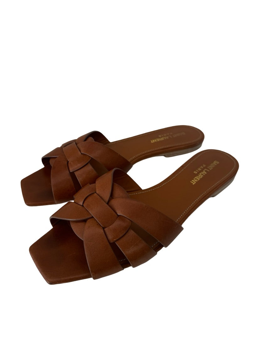 Yves saint laurent flat sandals hotsell