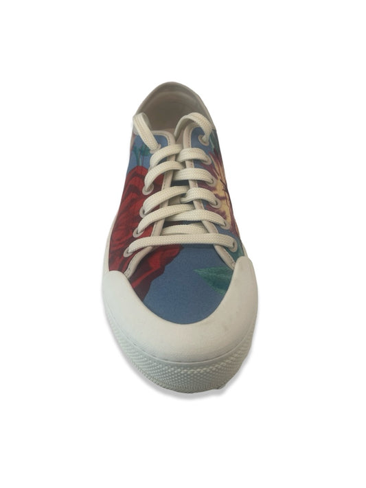 Salvatore Ferragamo Multi-Colour Rebel Print Sneaker. Size: 8C