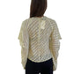 Sid Neigum Gold Oversized Frilled Top. Size: 0