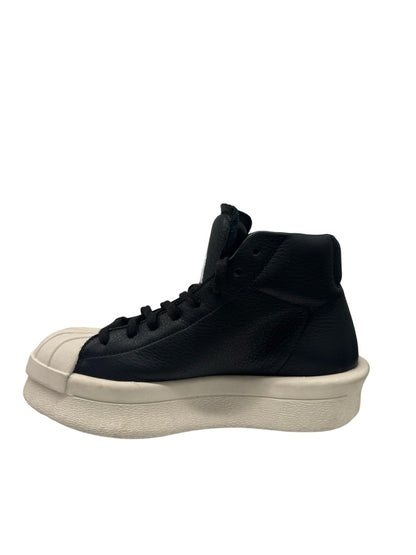 Rick Owens Black & White Adidas Platform Sneakers. Size: 36.5