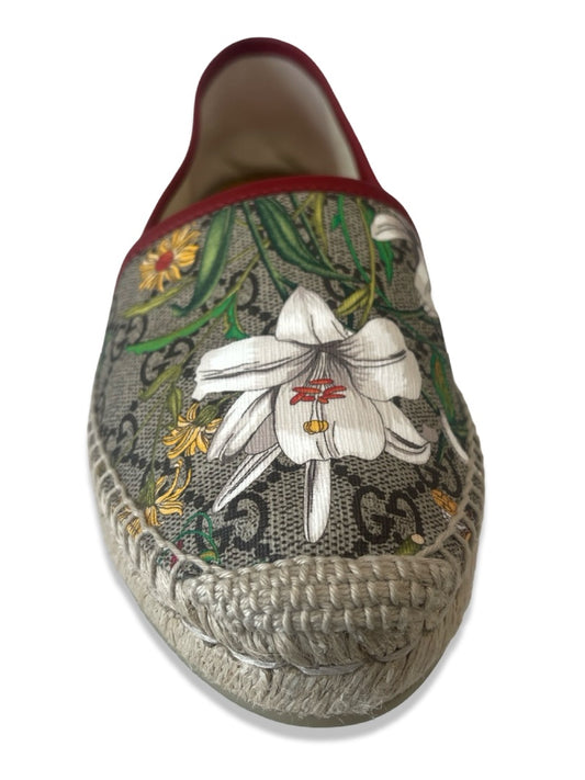 Gucci Multicoloured Floral Espadrille Flats. Size: 38