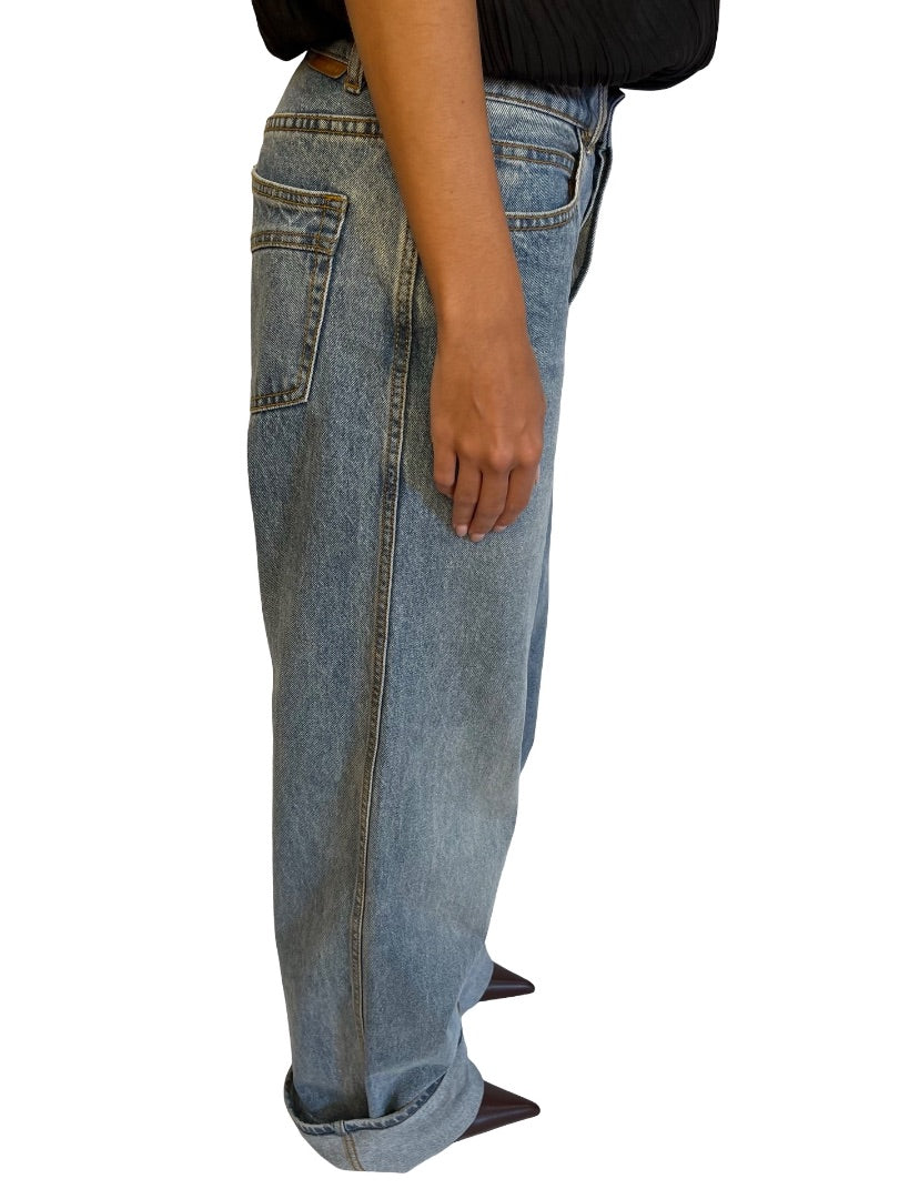 Zimmermann Blue Wash Flared Jeans. Size: 26