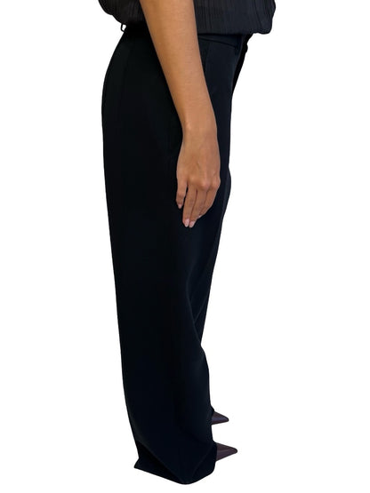 Scanlan Theodore Black Heavy Wide Leg Pants. Size: 10