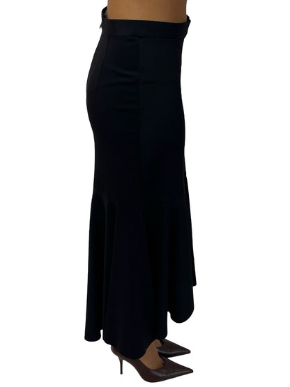 Camilla & Marc Black Peplum Bottom 'Lennox' Skirt. Size: 8
