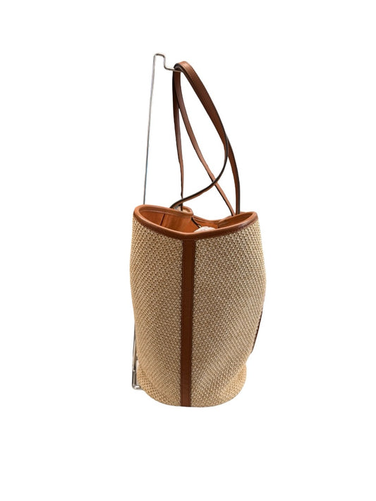 Louis Vuitton Brown Saint Jacques Raffia & Leather Tote Bag.