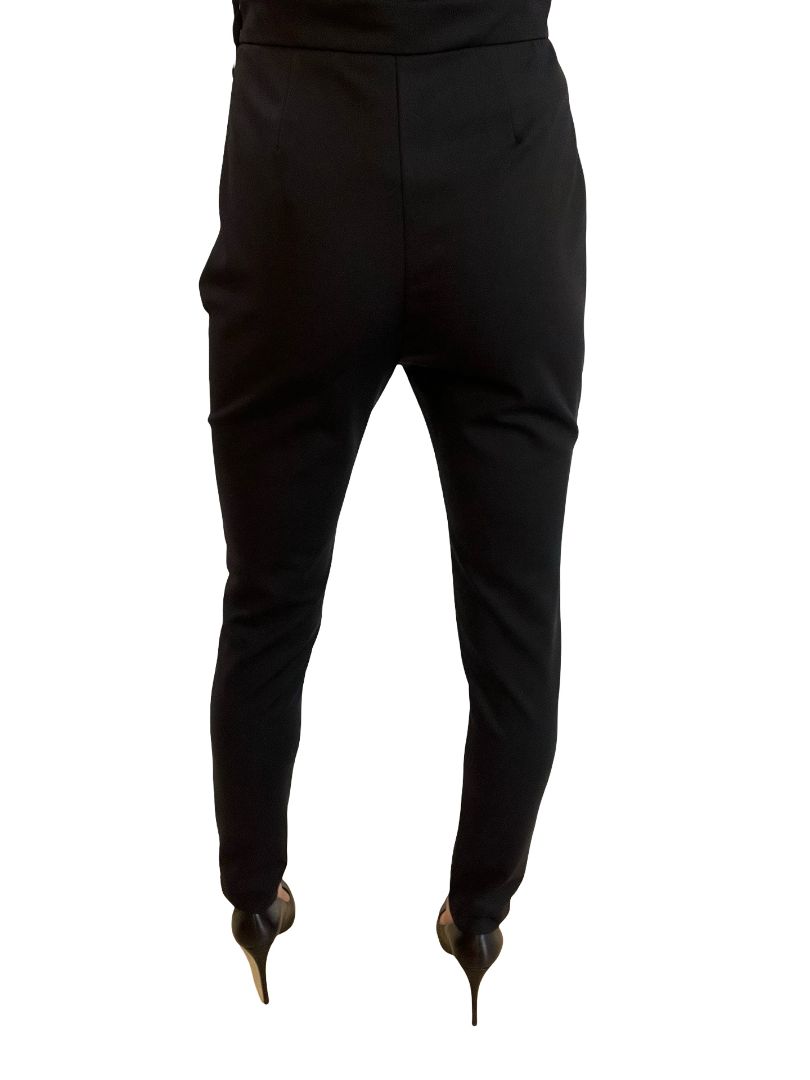 Balmain Black Skinny Pant. Size: 38