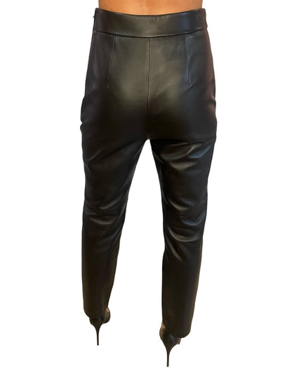 Scanlan Theodore Black Leather Pants. Size: 8