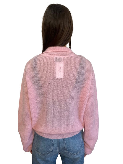 Rika Studios Pink Mohair Longsleeve Knit. Size: S