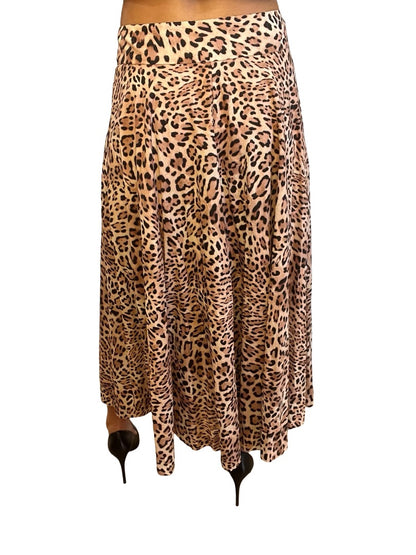 Husk Dusty Pink Leopard Skirt. Size: 12