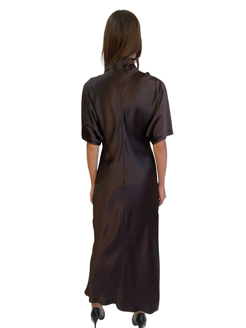 Camilla & Marc Dark Brown 'Sorrell' Maxi Dress. Size: 6