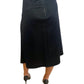 Josh Goot Black Aysmmetrical Wrap Midi Skirt. Size: Small