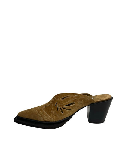 Jimmy Choo Beige Rattan Mix Suede Cece Mule. Size: 40