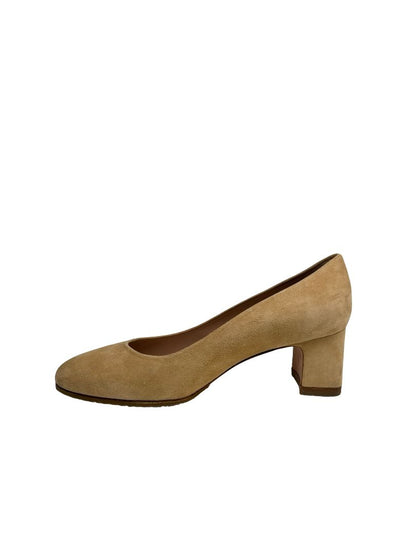 Stuart Weitzman Nude Suede Mary Janes. Size: 38.5