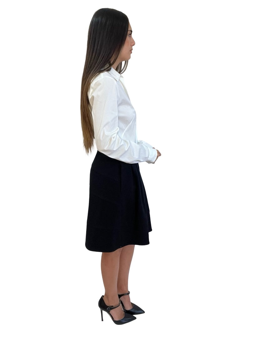 L'agence Black & White Tuxedo Dress. Size: 4