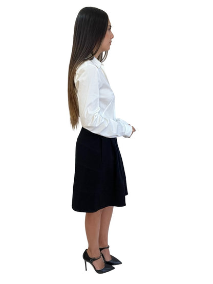 L'agence Black & White Tuxedo Dress. Size: 4