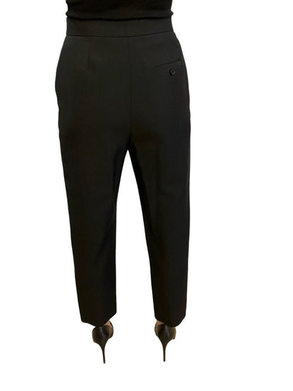 Alexander McQueen Black Zipper Pants. Size: 42