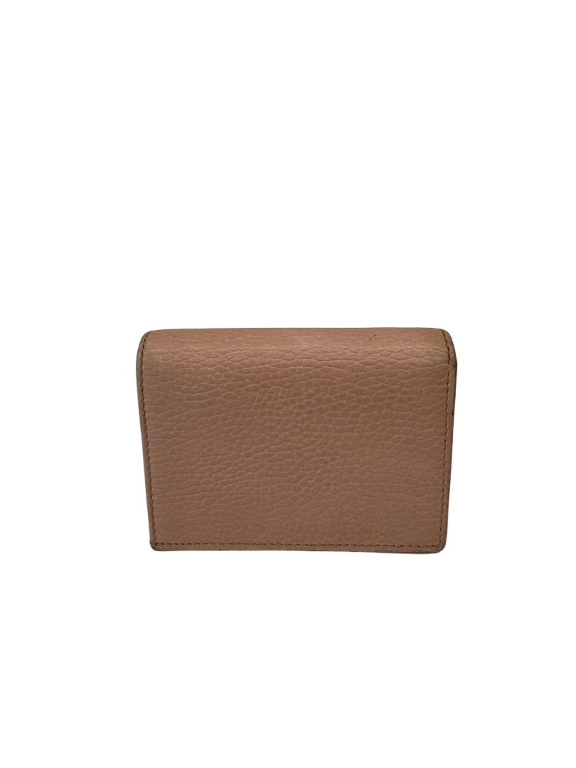 Gucci Pink GG Marmont Interior Card Case.