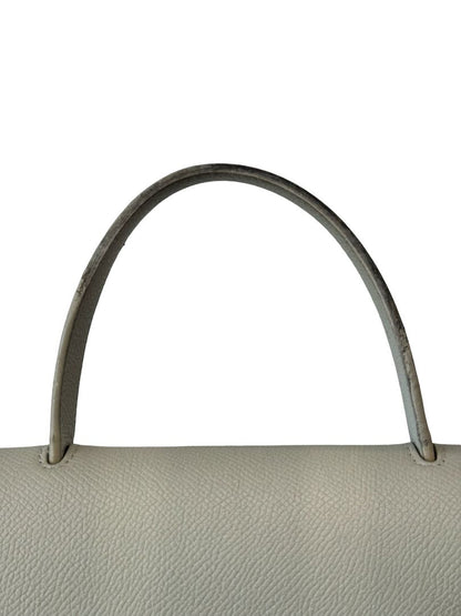 Celine Sage Green Leather Mini Belt Bag.
