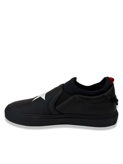 Givenchy Black Star Slip Ons. Size: 40