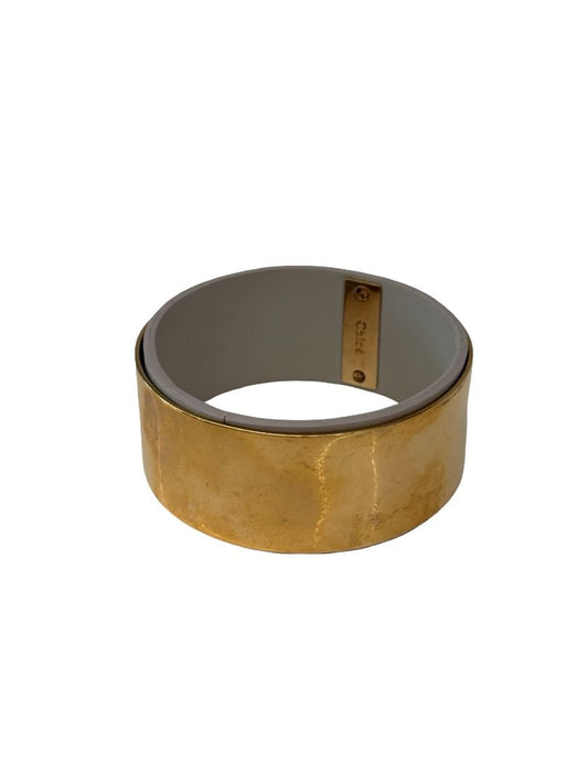 Chloe Gold Thick Bangle.
