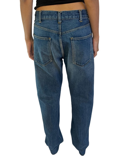 Celine Blue Jeans w/ Gold Hardware. Size: 29