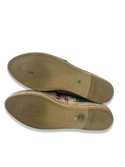 Gucci Multicoloured Floral Espadrille Flats. Size: 38