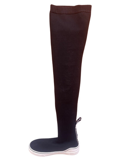 Givenchy Black & White Thigh High Sneaker Boot. Size: 36