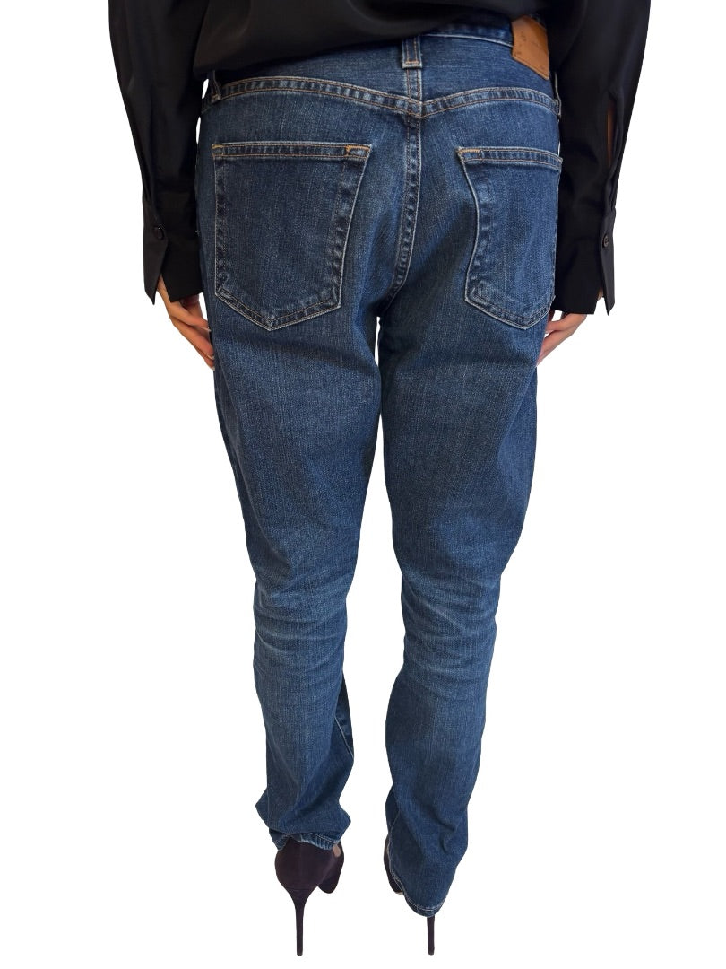 AG Jeans Blue Ag-ed Ex Boyfriend Slim Slouchy Jeans. Size: 26