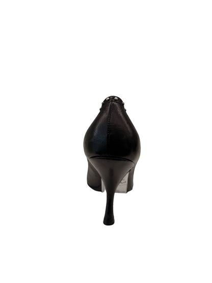 Prada Black Studded Bow Heels. Size: 36.5