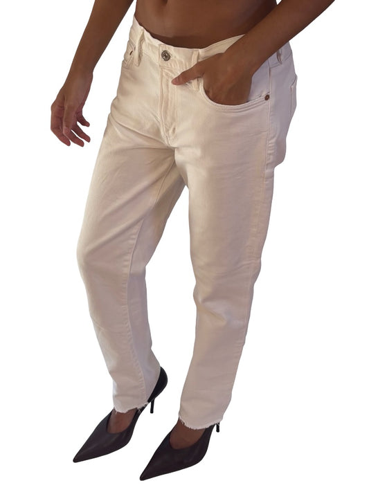 Citizens of Humanity White 'Ella' Slim Jean. Size: 27