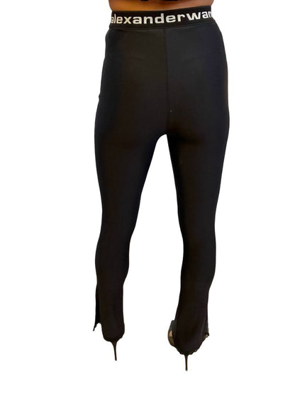 alexanderwang.t Black Leggings w/ Lace Trim. Size: XS