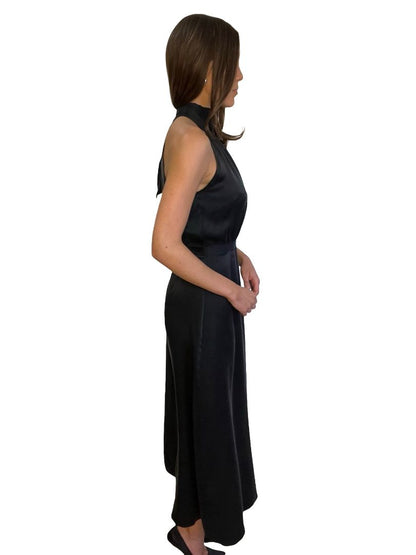 Zimmermann Black Necktie Picnic Silk Dress. Size: 1