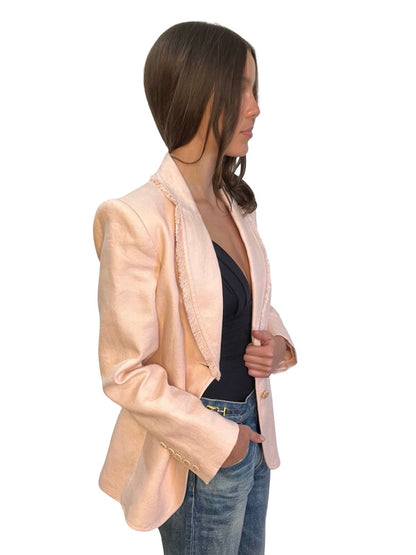 Zimmermann Blush 'Wonderland' Blazer. Size: UK 10