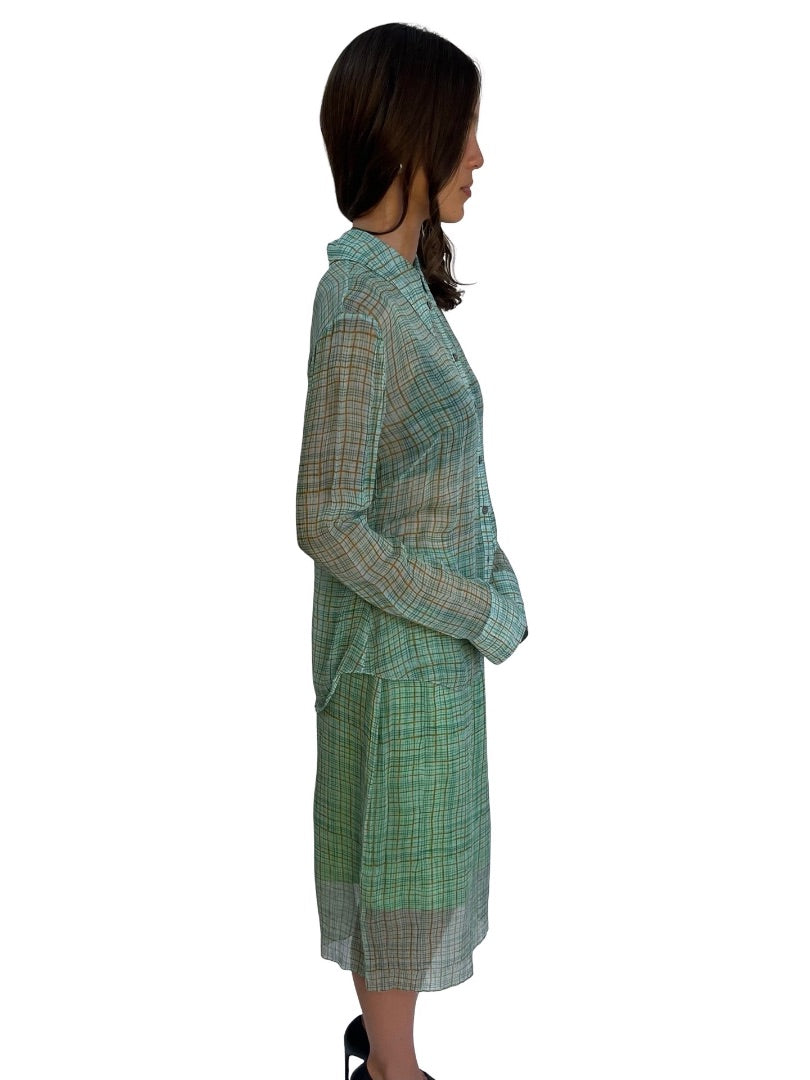Lee Mathews Willow Florence Blouse & Skirt Set. Size: 2
