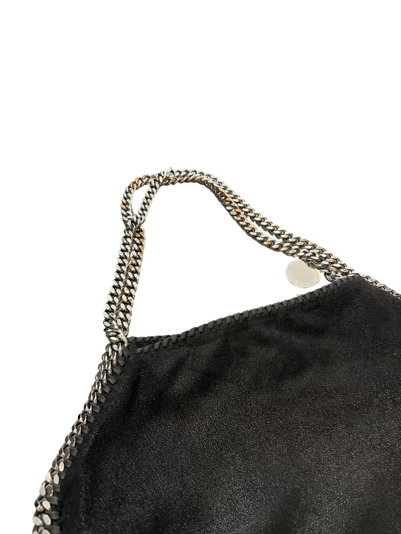 Stella McCartney Black Maxi Falabella Tote Bag. Size: O/S