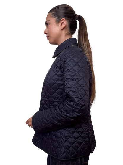 Burberry Brit Navy Quilted Jacket. Size: M