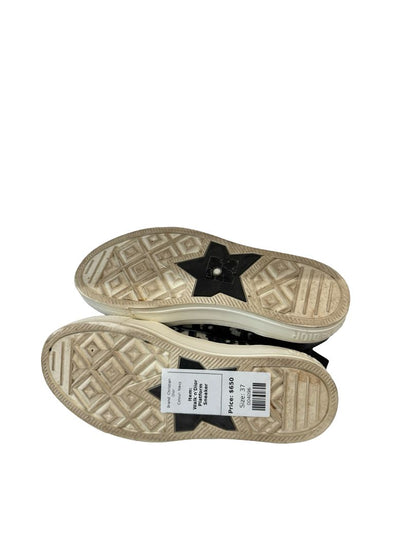 Christian Dior Navy Walk'n'Dior Platform Sneaker. Size: 37